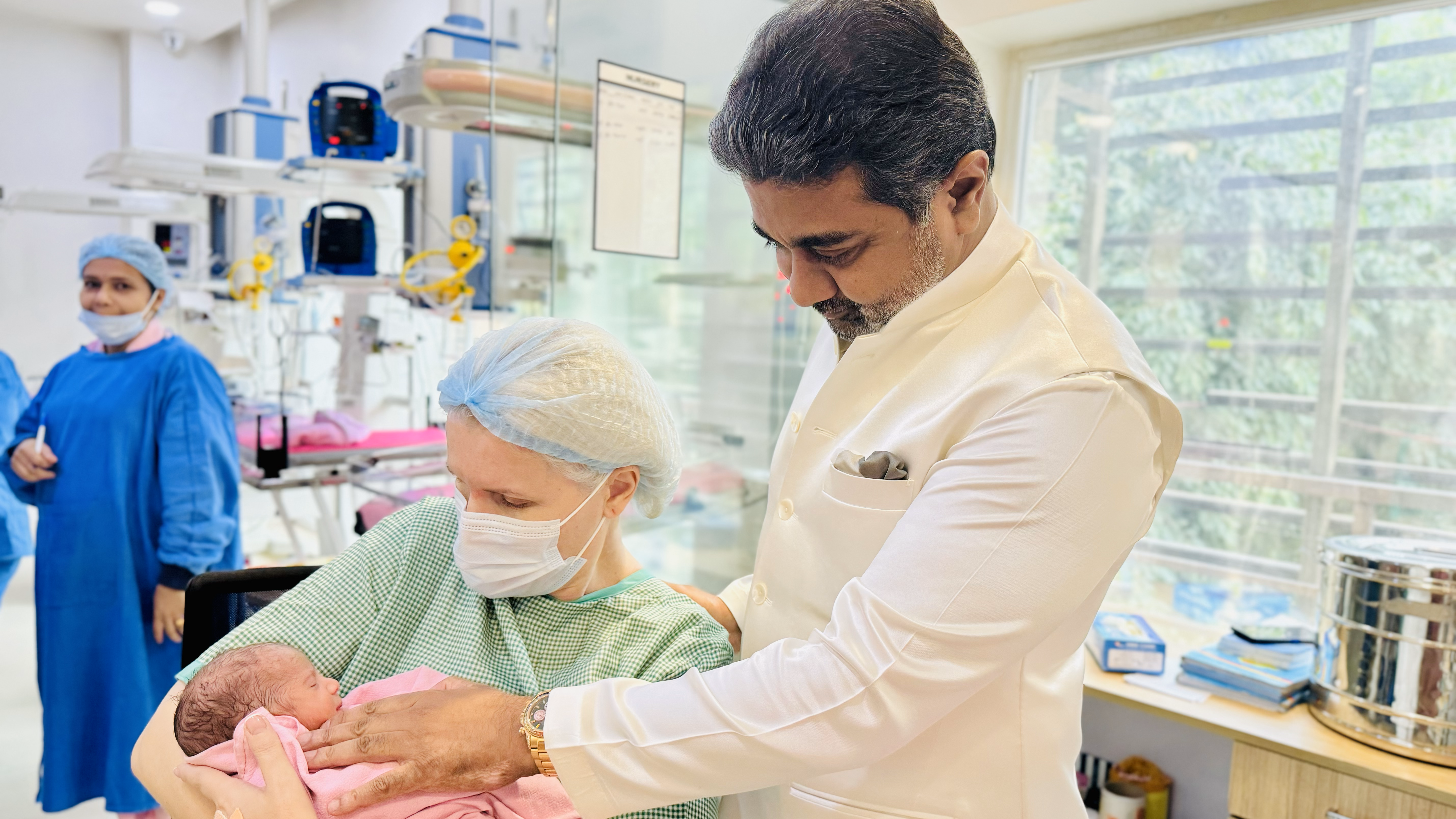 Baby Boy born to Dr. Abhishek Verma & Mrs.Anca Verma on the 6th of July 2024
